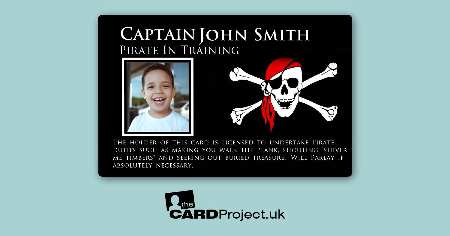 Pirate Photo ID Card  